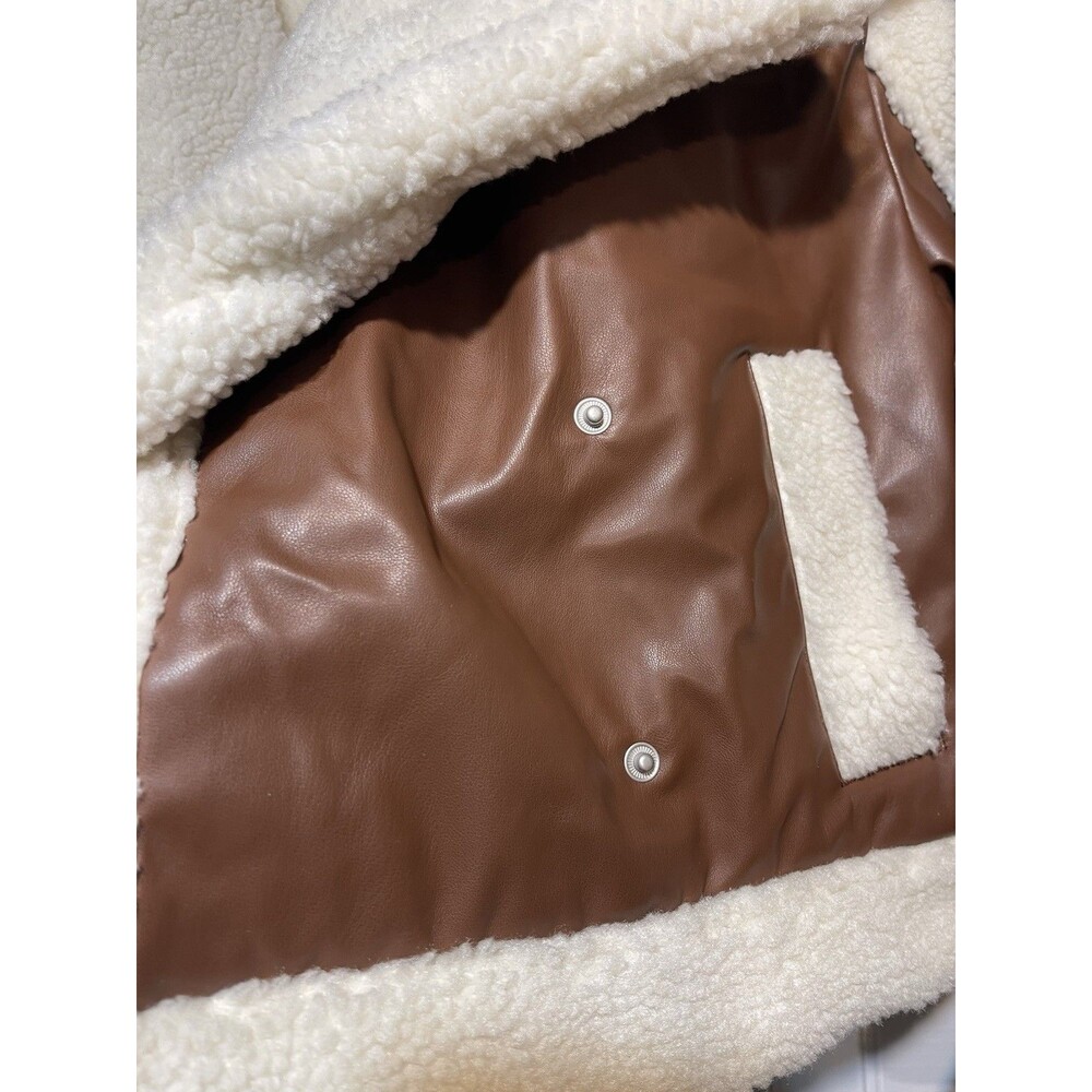 “Steve Madden shearling aviator jacket” Size XL - Picture 7 of 8